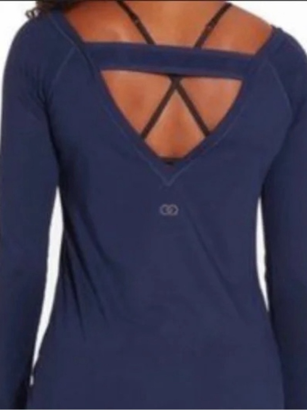 New CALIA by Carrie Underwood Navy Top